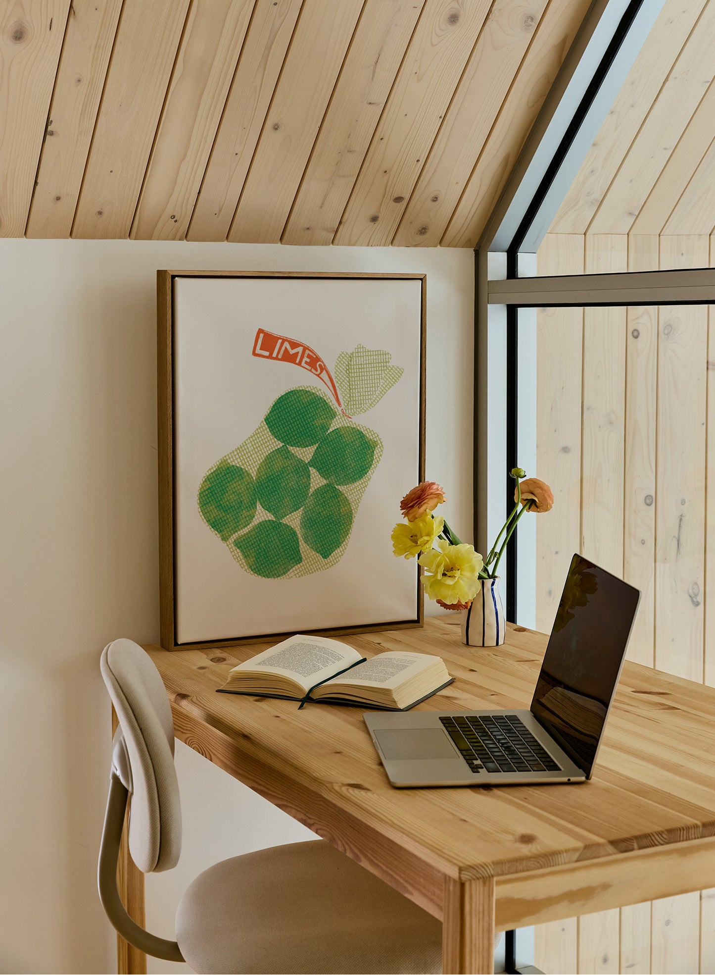 Fresh Limes Overprint, Canvas