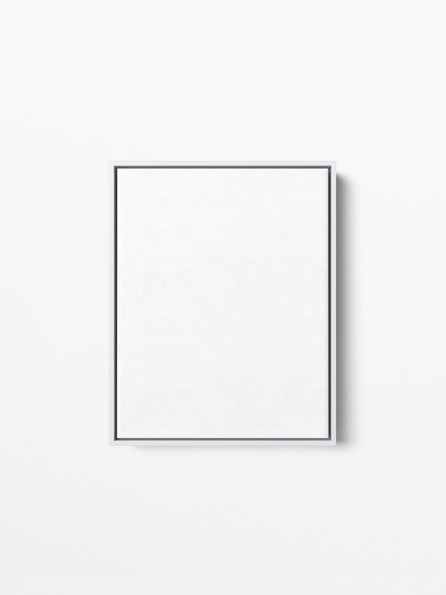 White Wood Floating Canvas Frame, 11x14 in | 28x36 cm