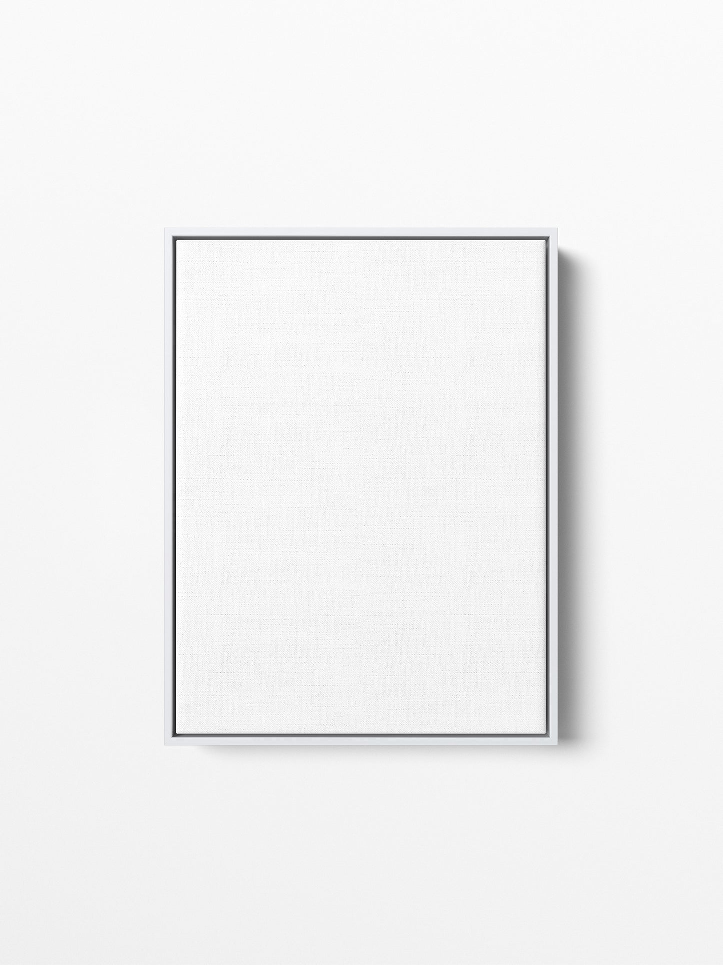 White Wood Floating Canvas Frame, 12x16 in | 31x41 cm