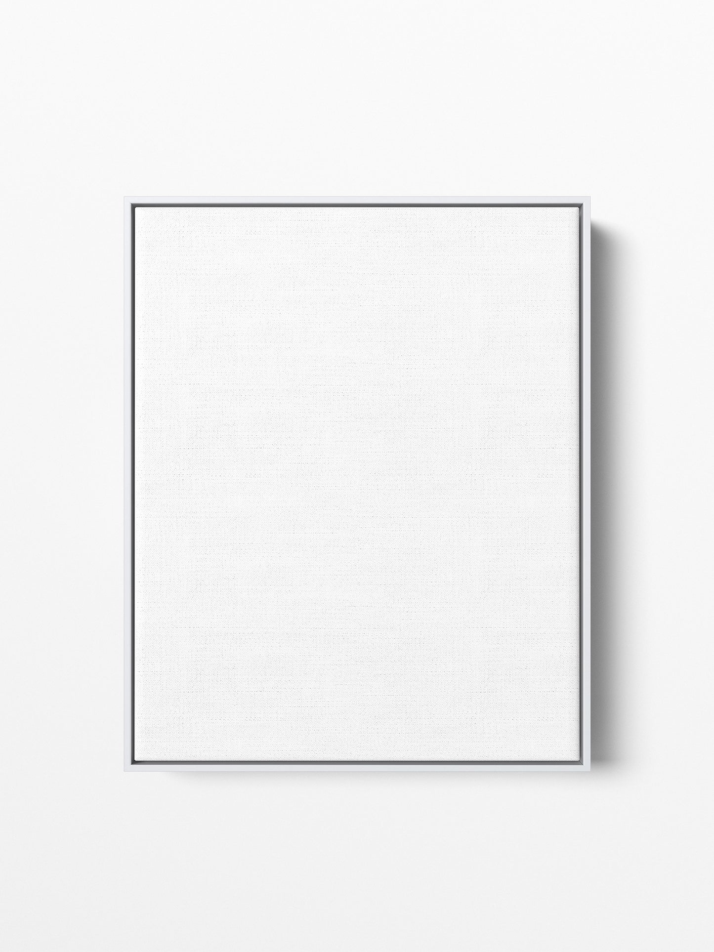 White Wood Floating Canvas Frame, 16x20 in | 41x51 cm