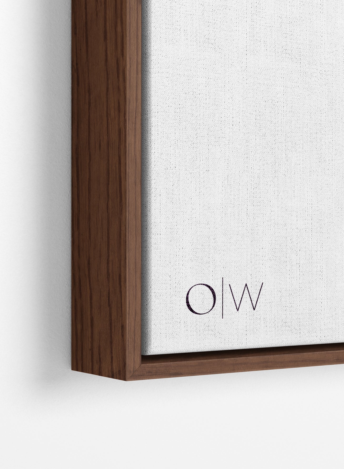 Dark Oak Floating Canvas Frame, 12x16 in | 31x41 cm