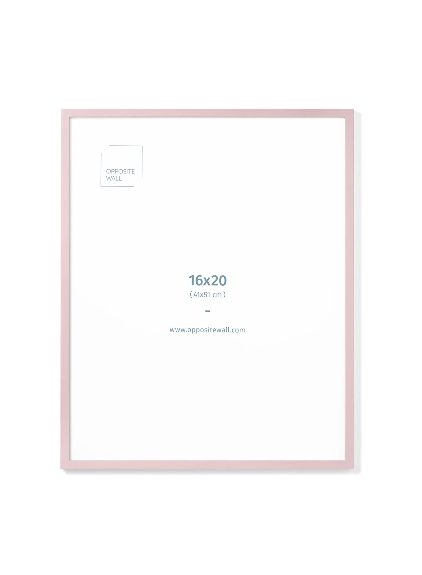 Pink Wood Frame, 16x20 in | 41x51 cm