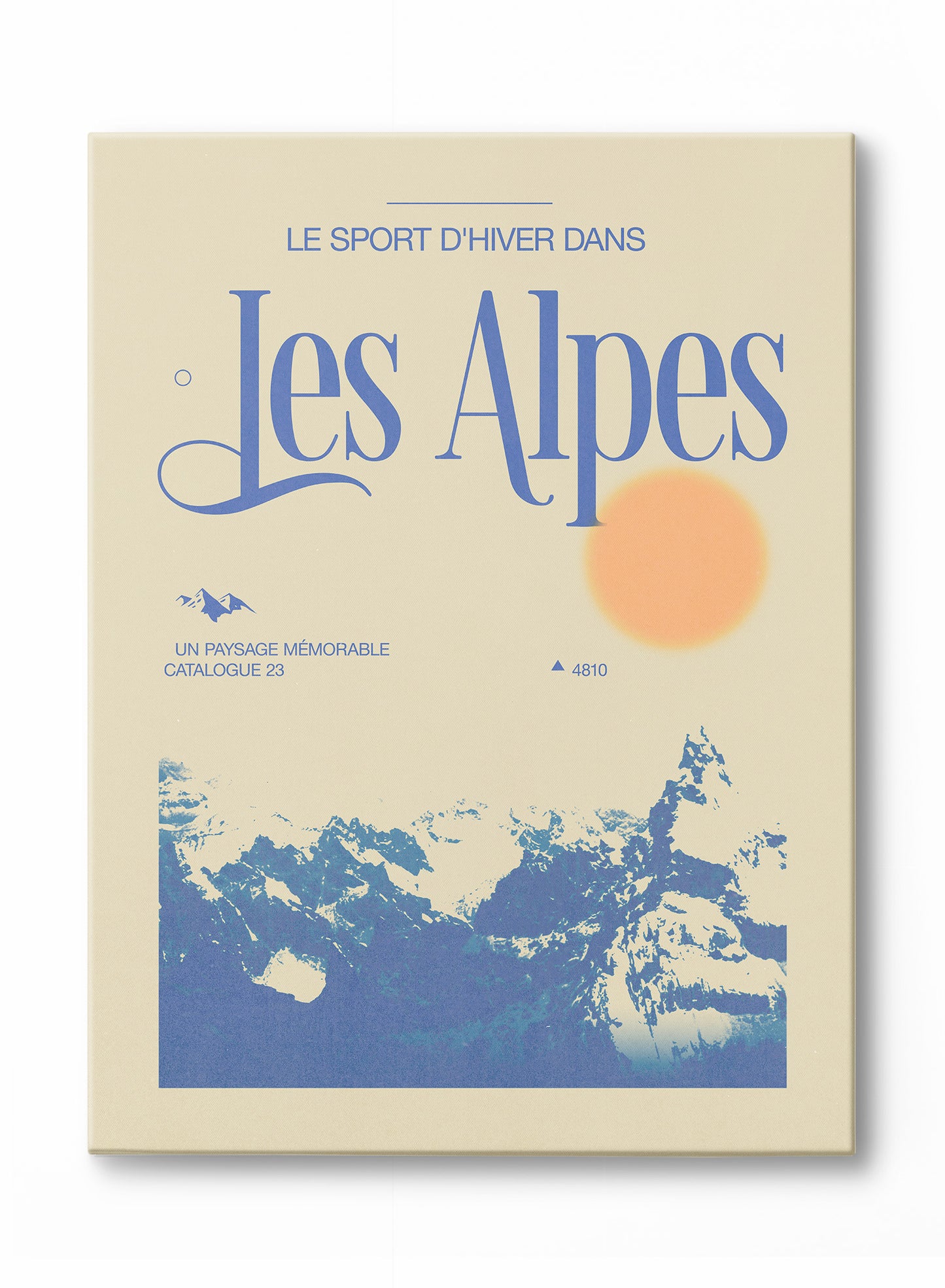 Yesterday in the Alps, Poster