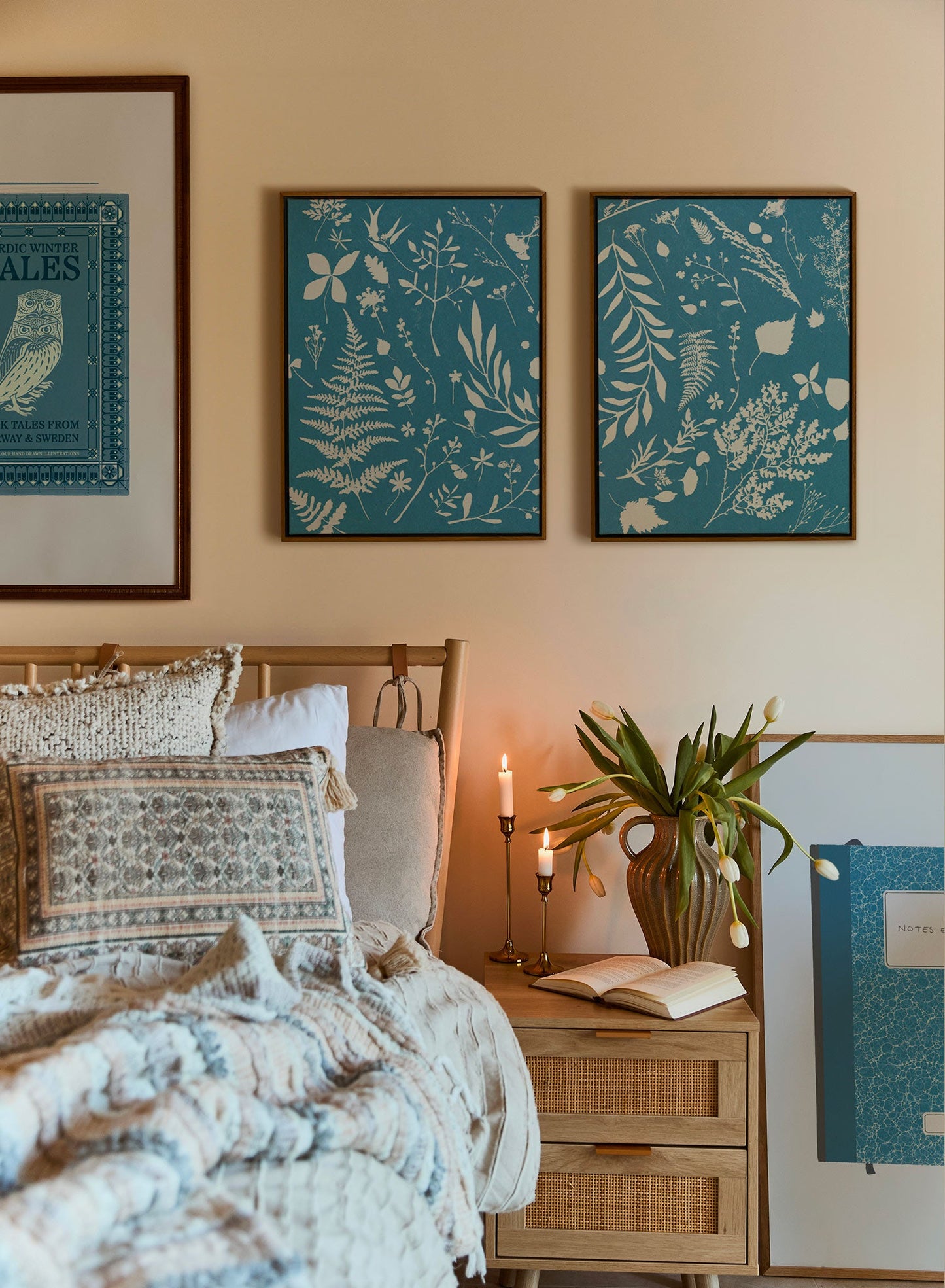 Diptyche Florals 2, Canvas