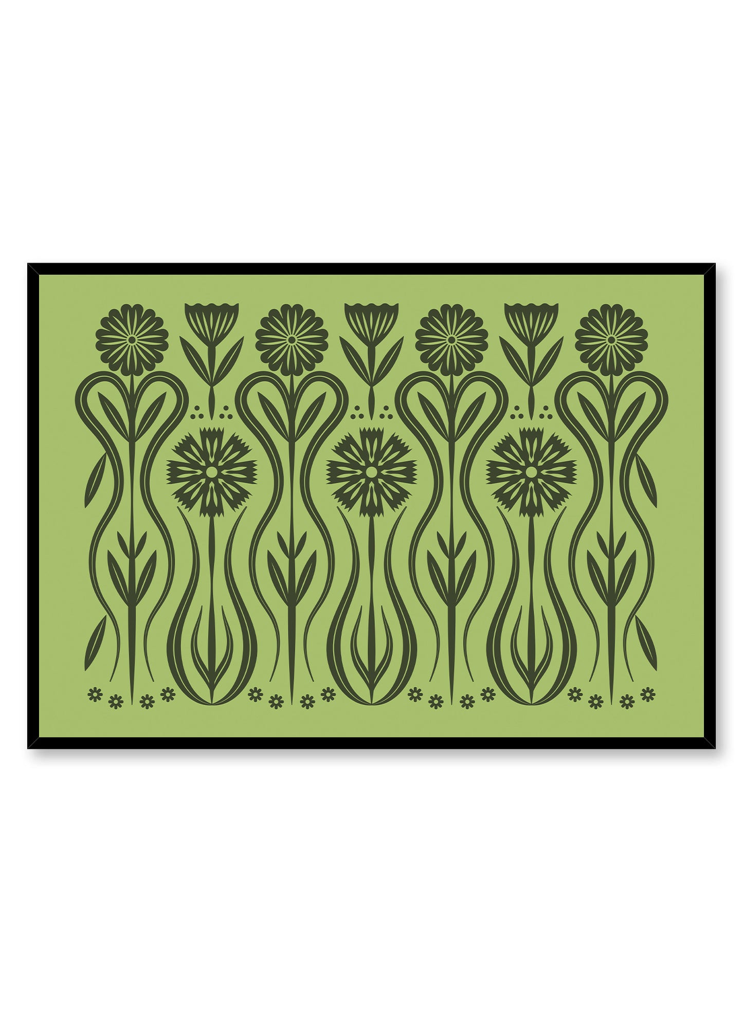 Emerald Blooms, Poster
