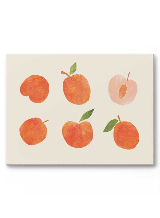 Apricot Paper Collage, Canvas