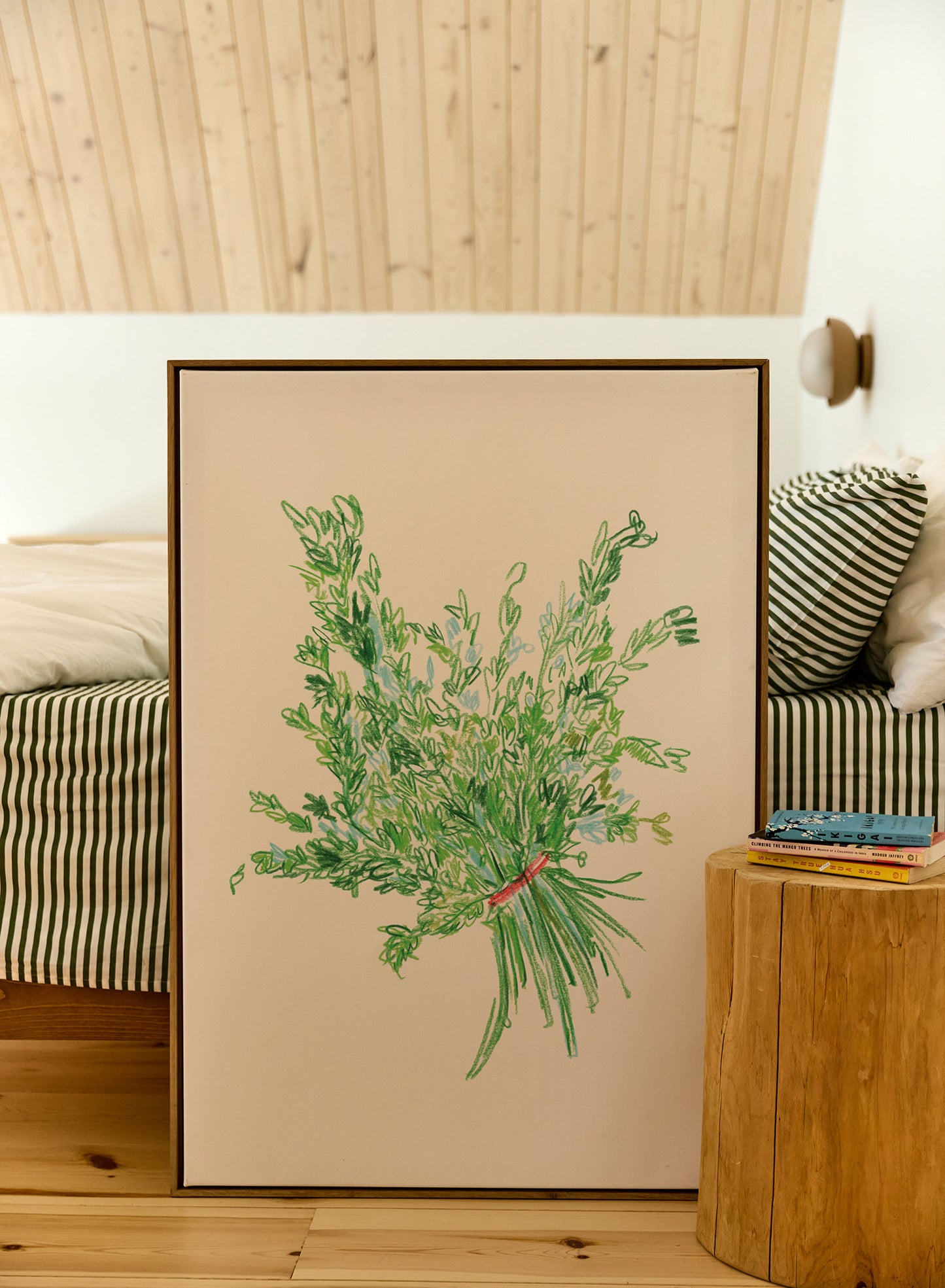 Sketched Herbs, Canvas