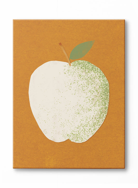 Paper Cut Apple, Canvas