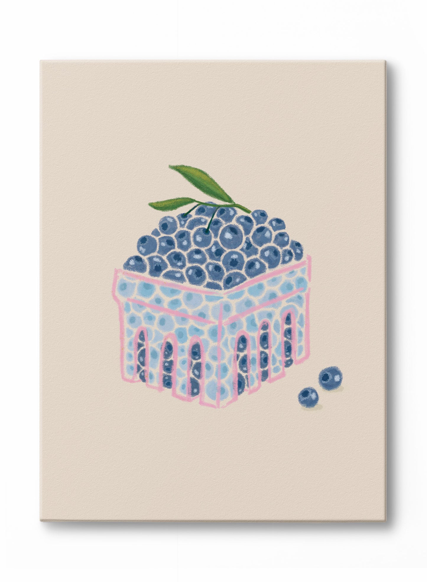 Blueberry Basket, Canvas
