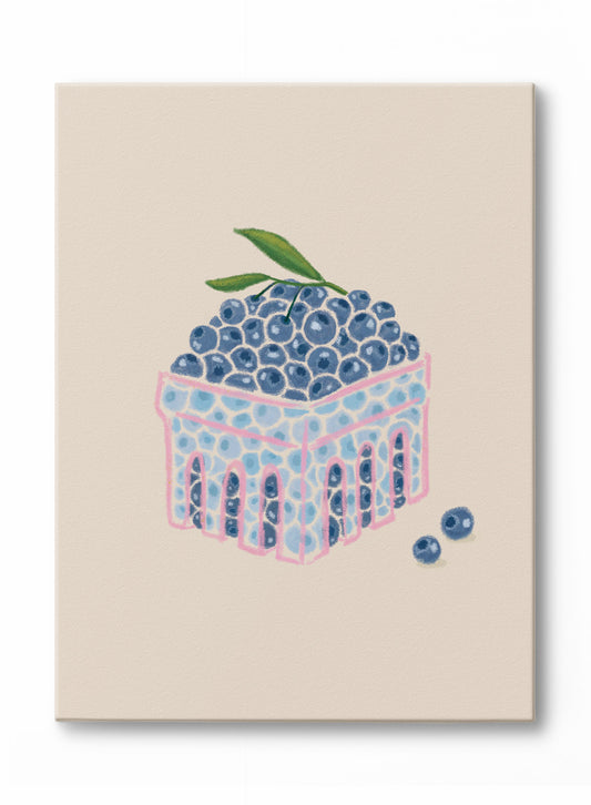 Blueberry Basket, Canvas