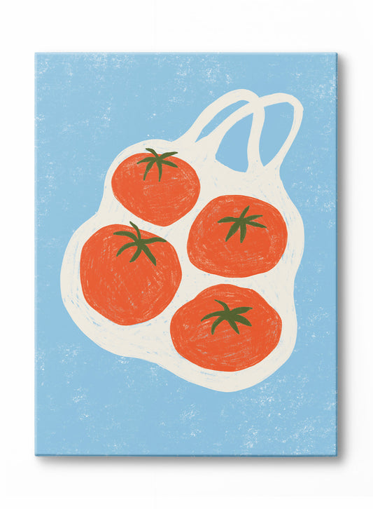 Bagful of Tomatoes, Canvas