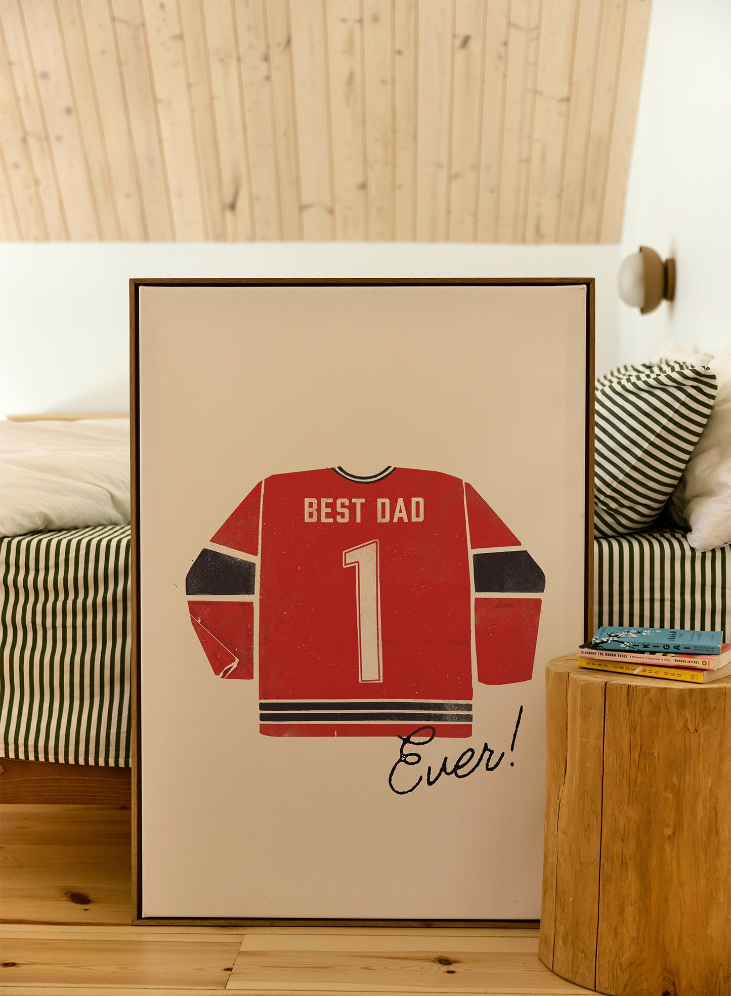 Best Dad Ever (Red and Black), Poster