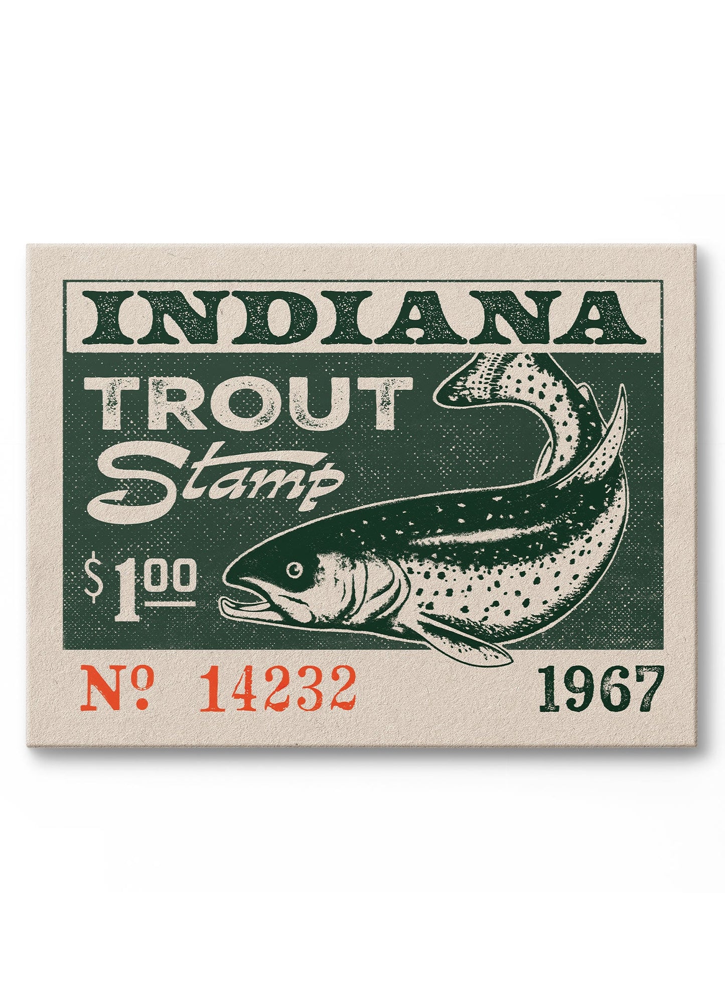 Indiana Trout, Canvas