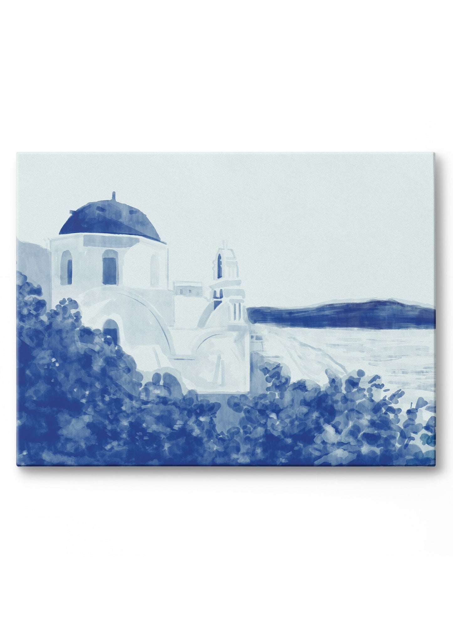 Postcard from Santorini, Canvas