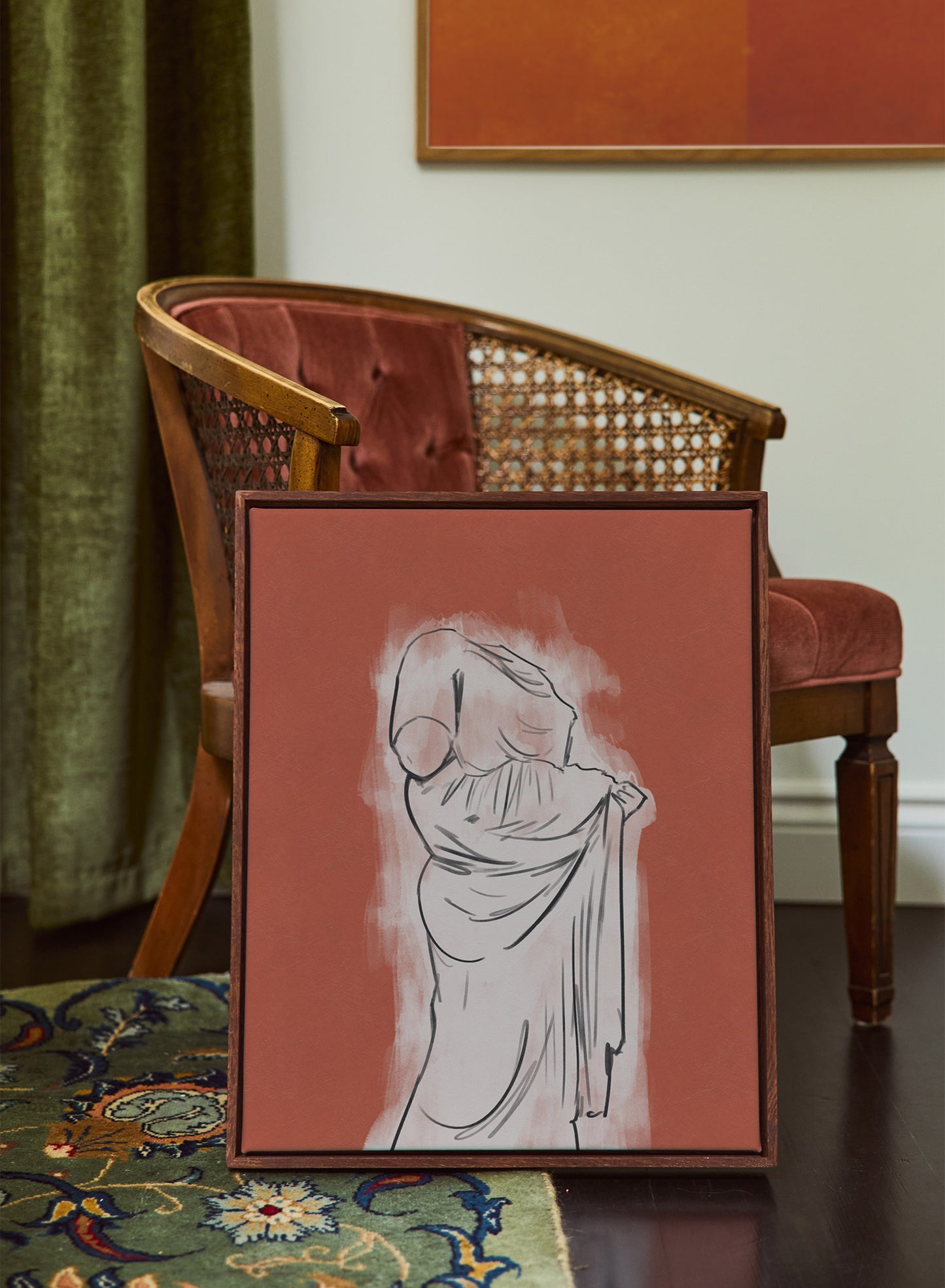 Draped, Poster