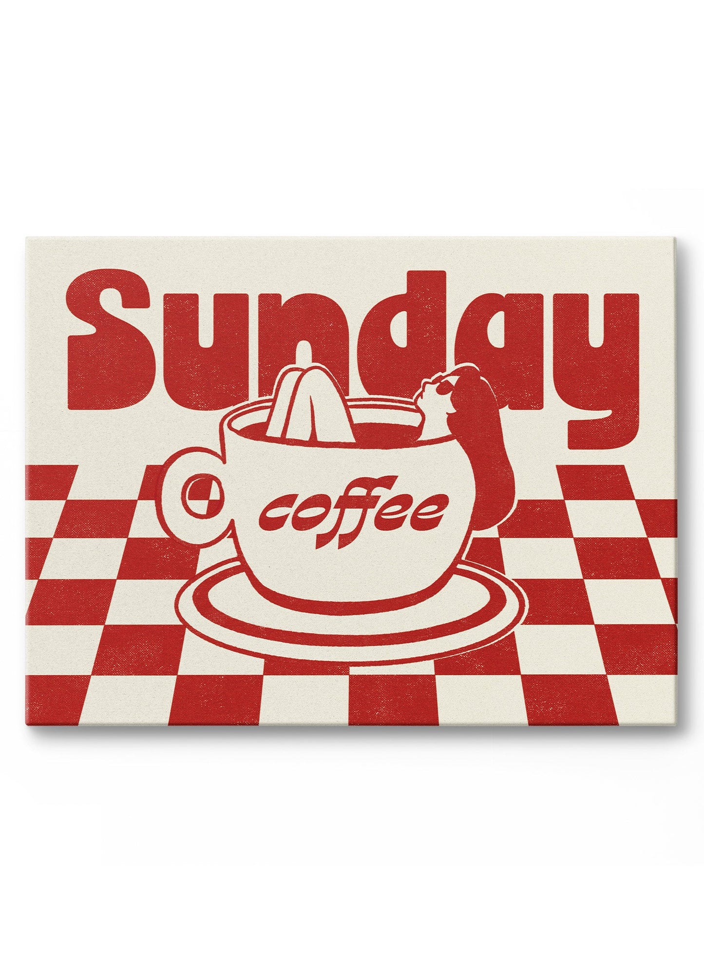Retro Caffeine, Canvas