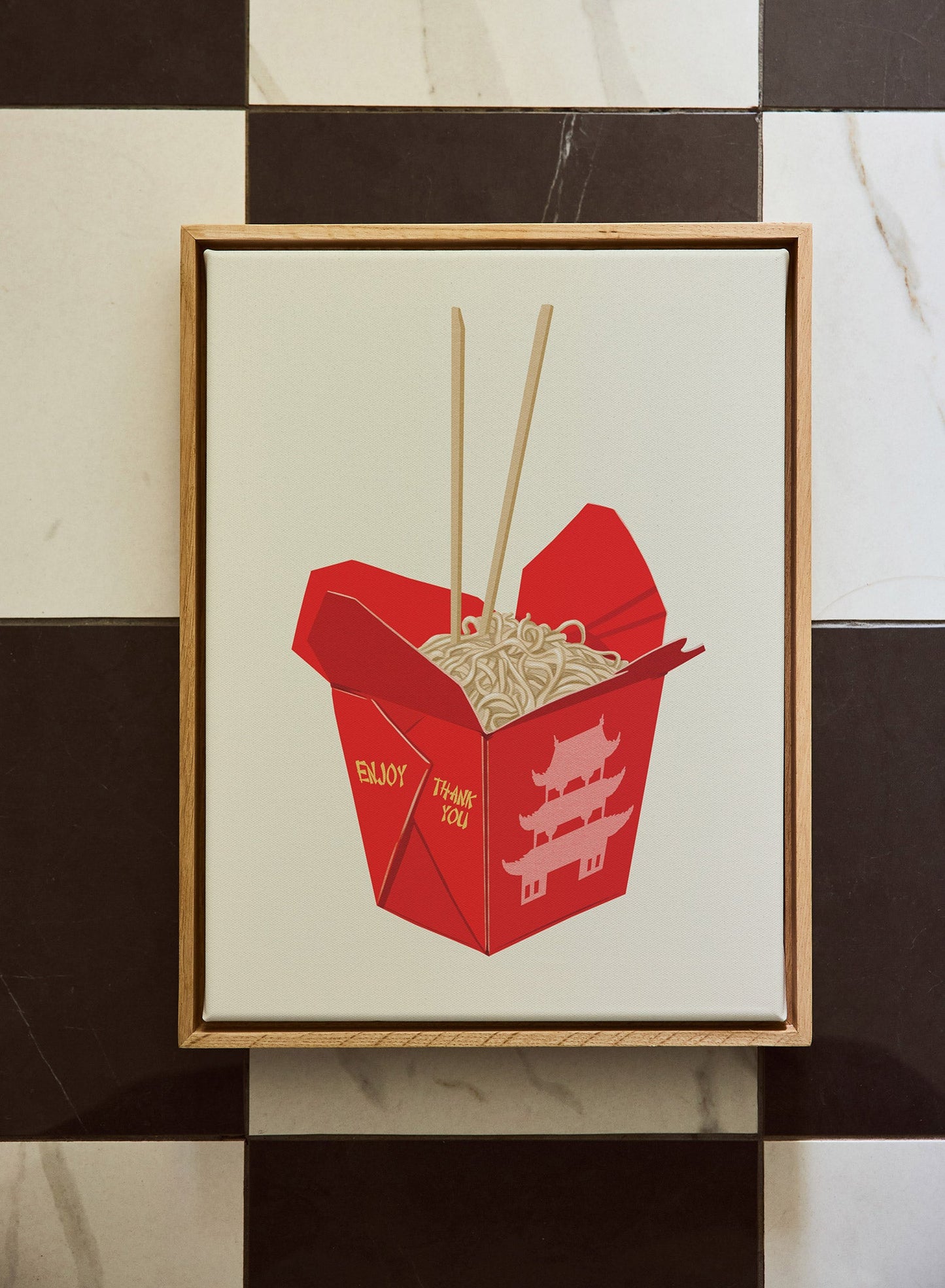 Takeout Noodles, Canvas