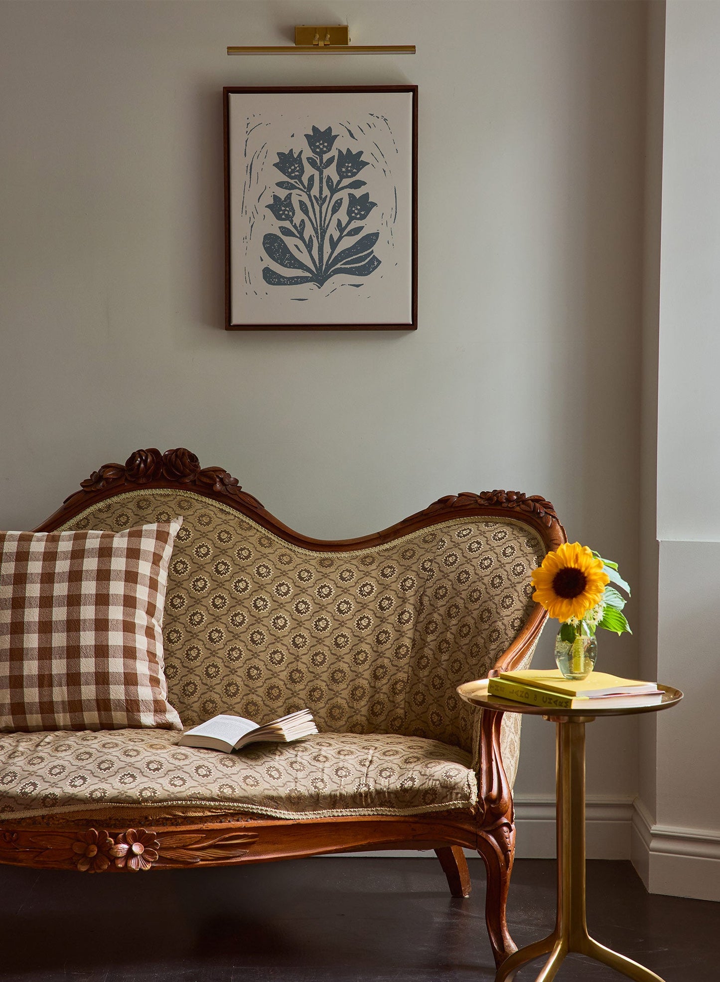 Wildflower Silhouette, Canvas