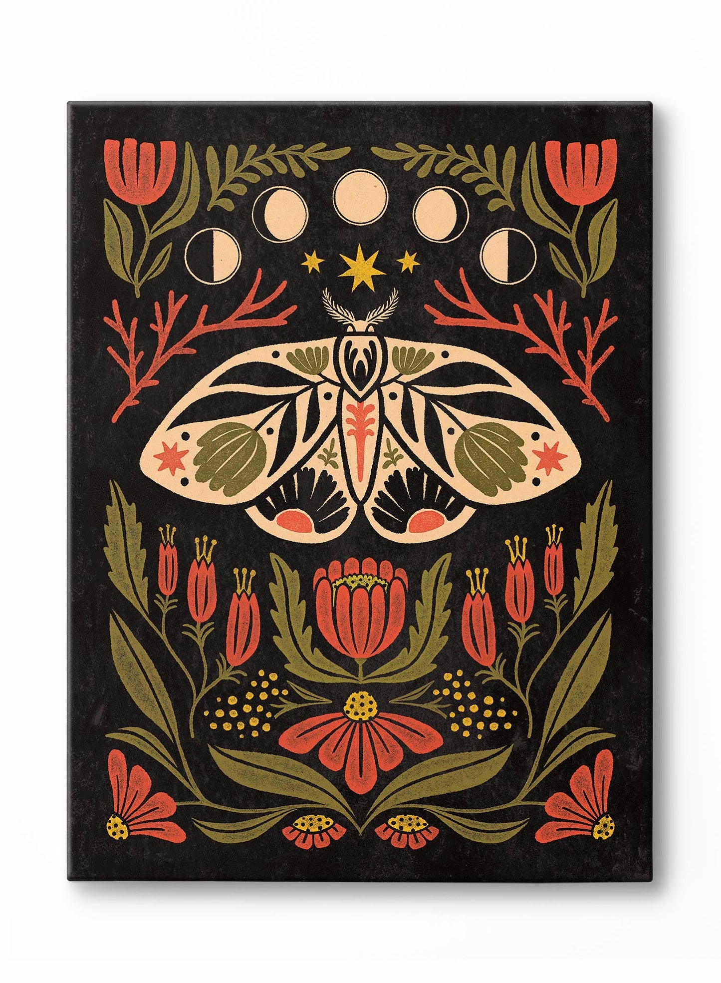 Luna moth, Canvas