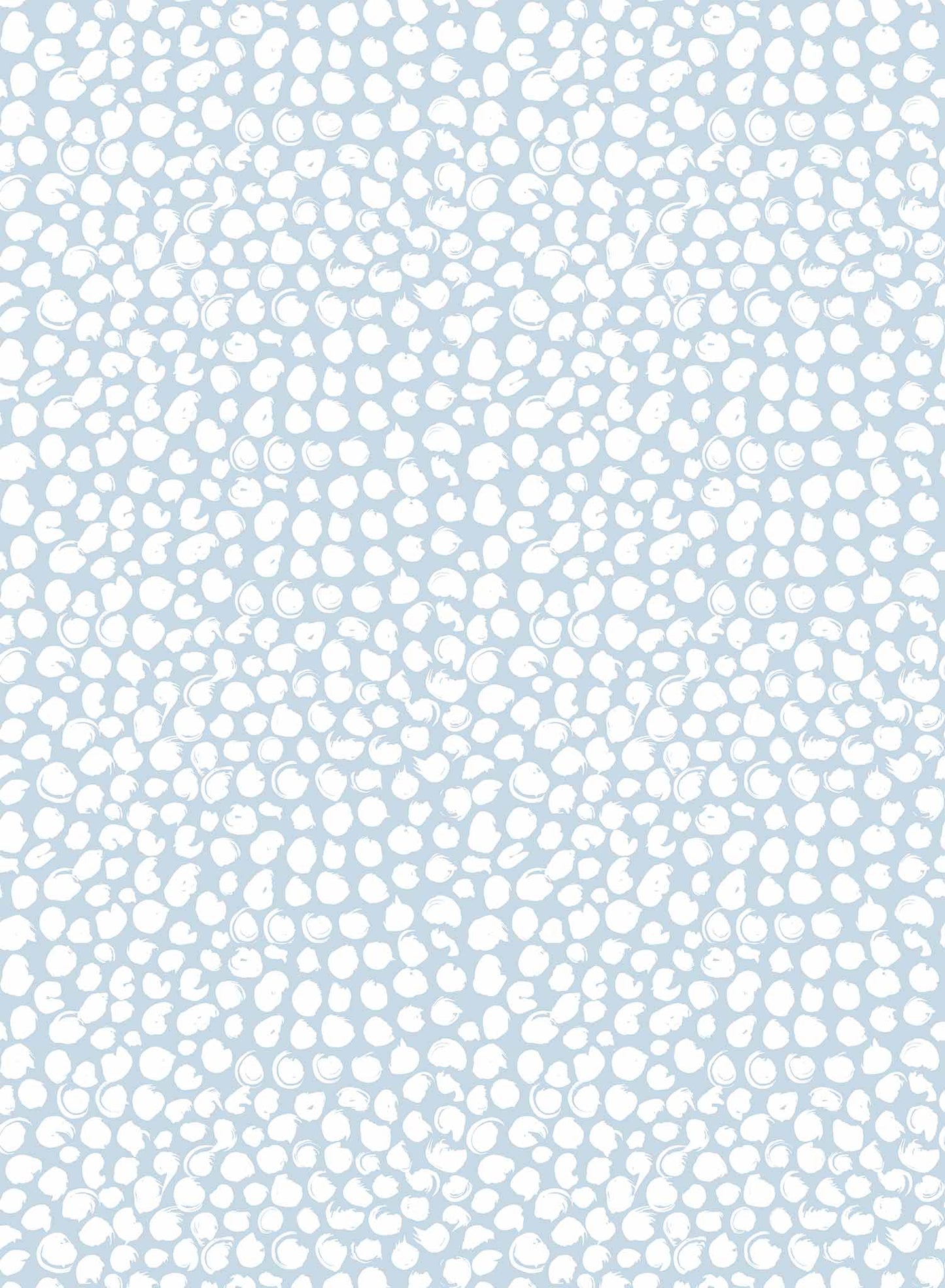 On the Dot is a minimalist wallpaper by Opposite Wall of imperfect dots of different sizes and looks.