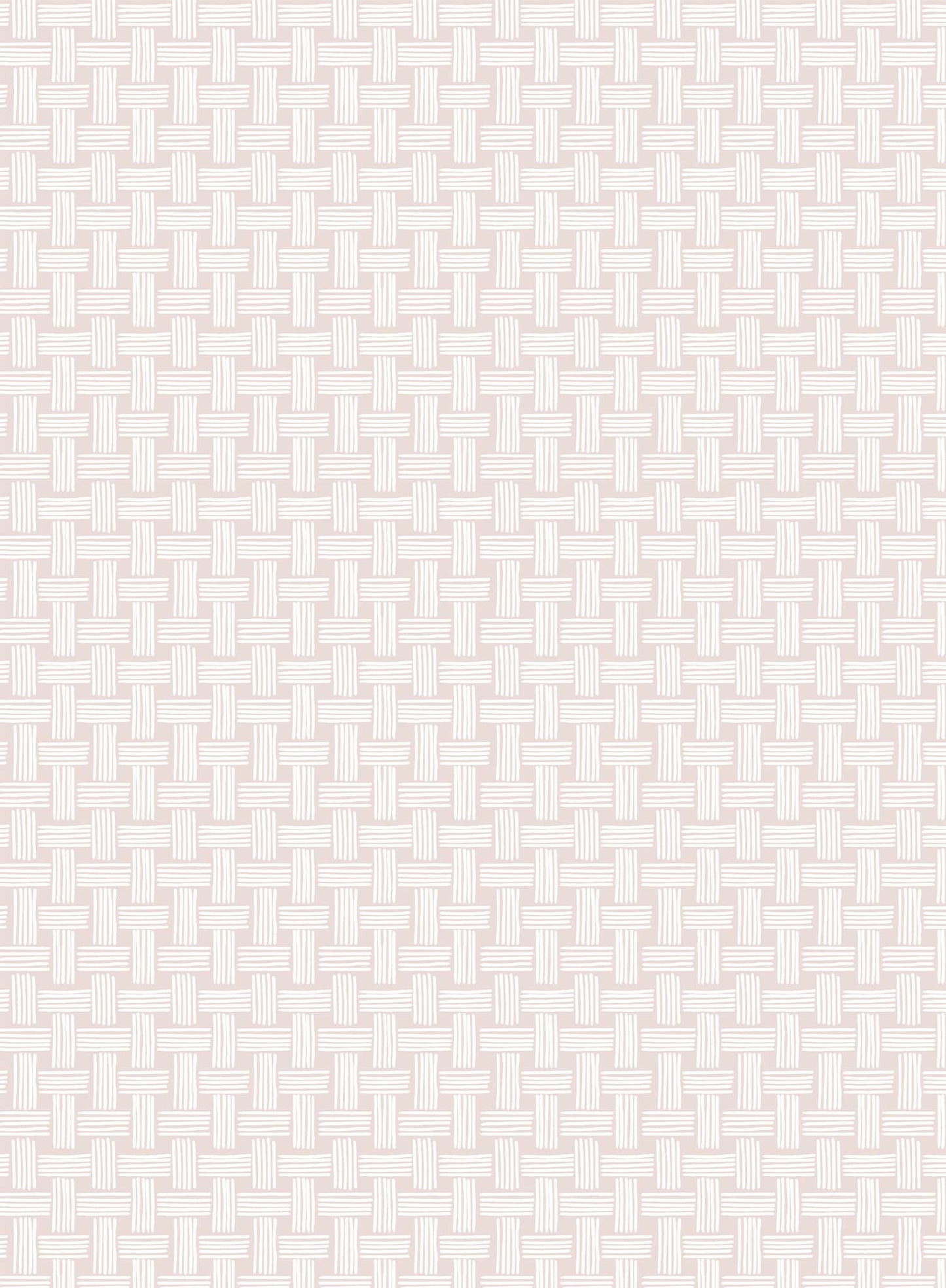 Basket Case is a minimalist wallpaper by Opposite Wall of a basket weave pattern.