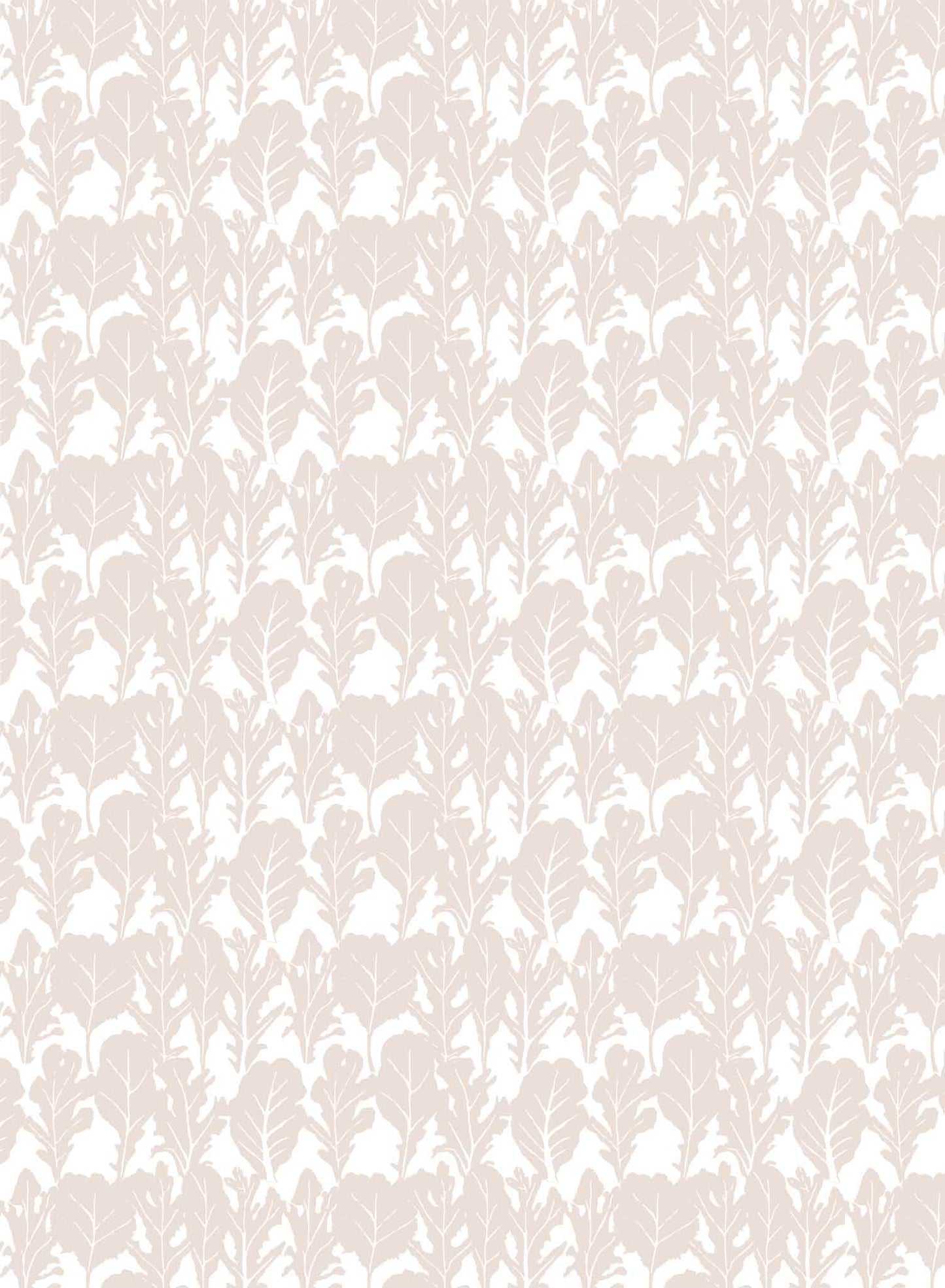 Salad Season is a minimalist wallpaper by Opposite Wall of a variety of lettuce leaves.