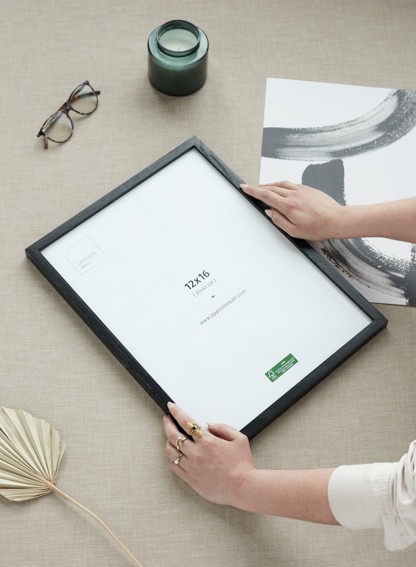 Black Oak Frame, 16x20 in | 41x51 cm