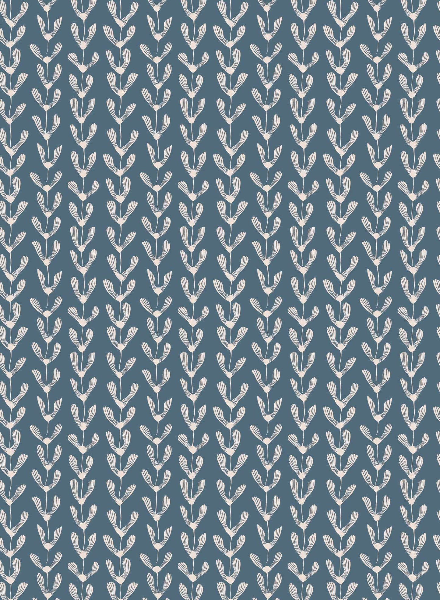 Samares is a minimalist wallpaper by Opposite Wall of vertical strings of samaras.