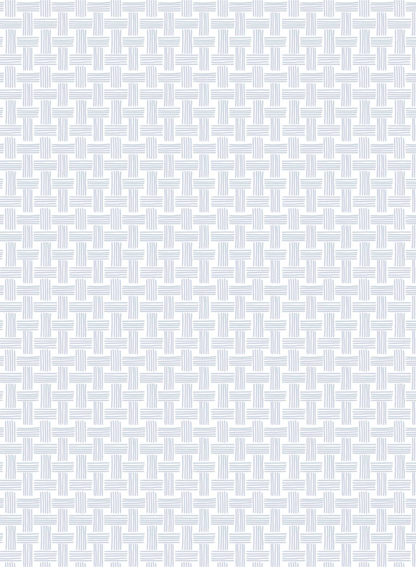 Basket Case is a minimalist wallpaper by Opposite Wall of a basket weave pattern.
