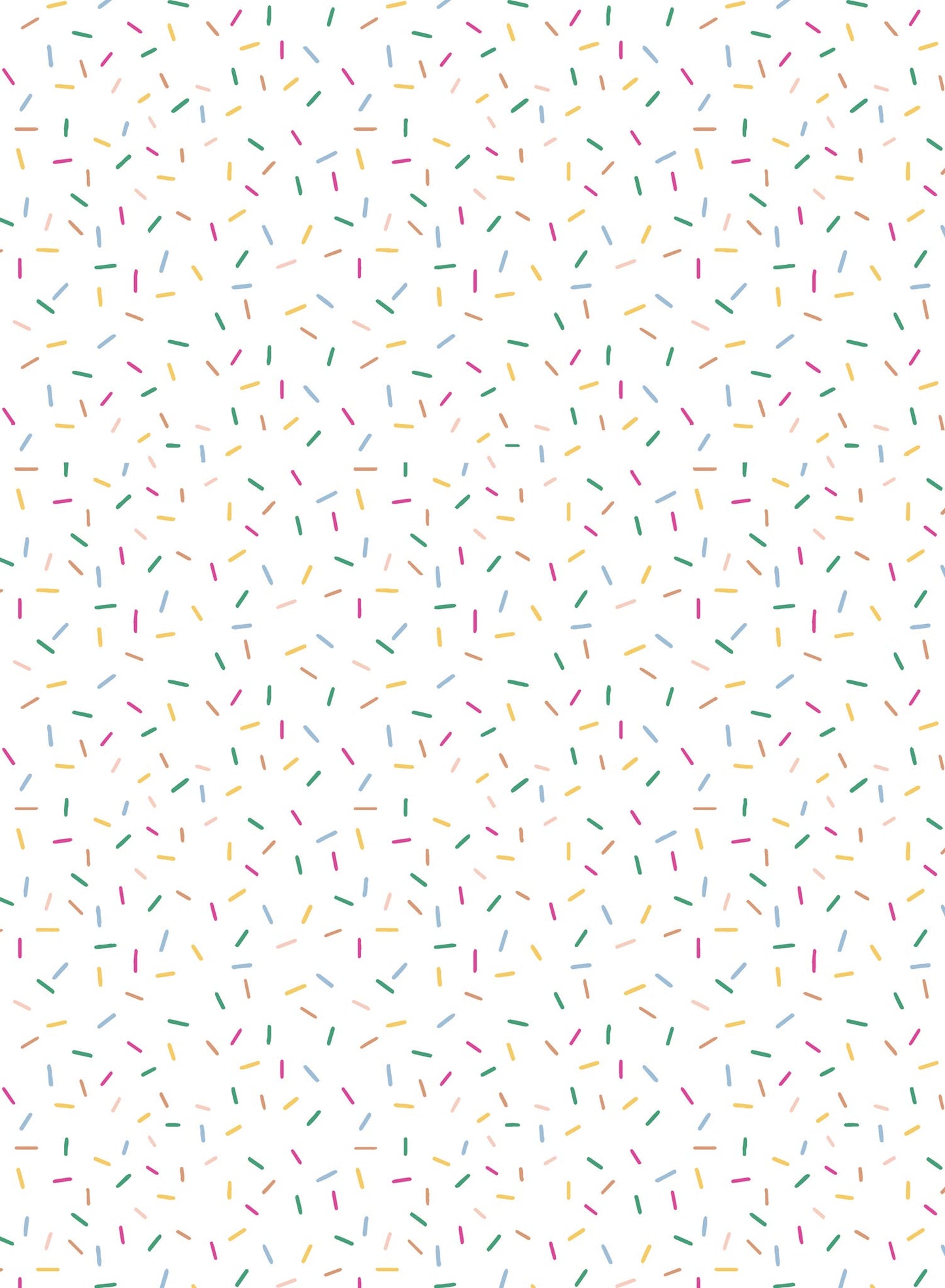Birthday Cake is a minimalist wallpaper by Opposite Wall of a colourful straight small line floating around