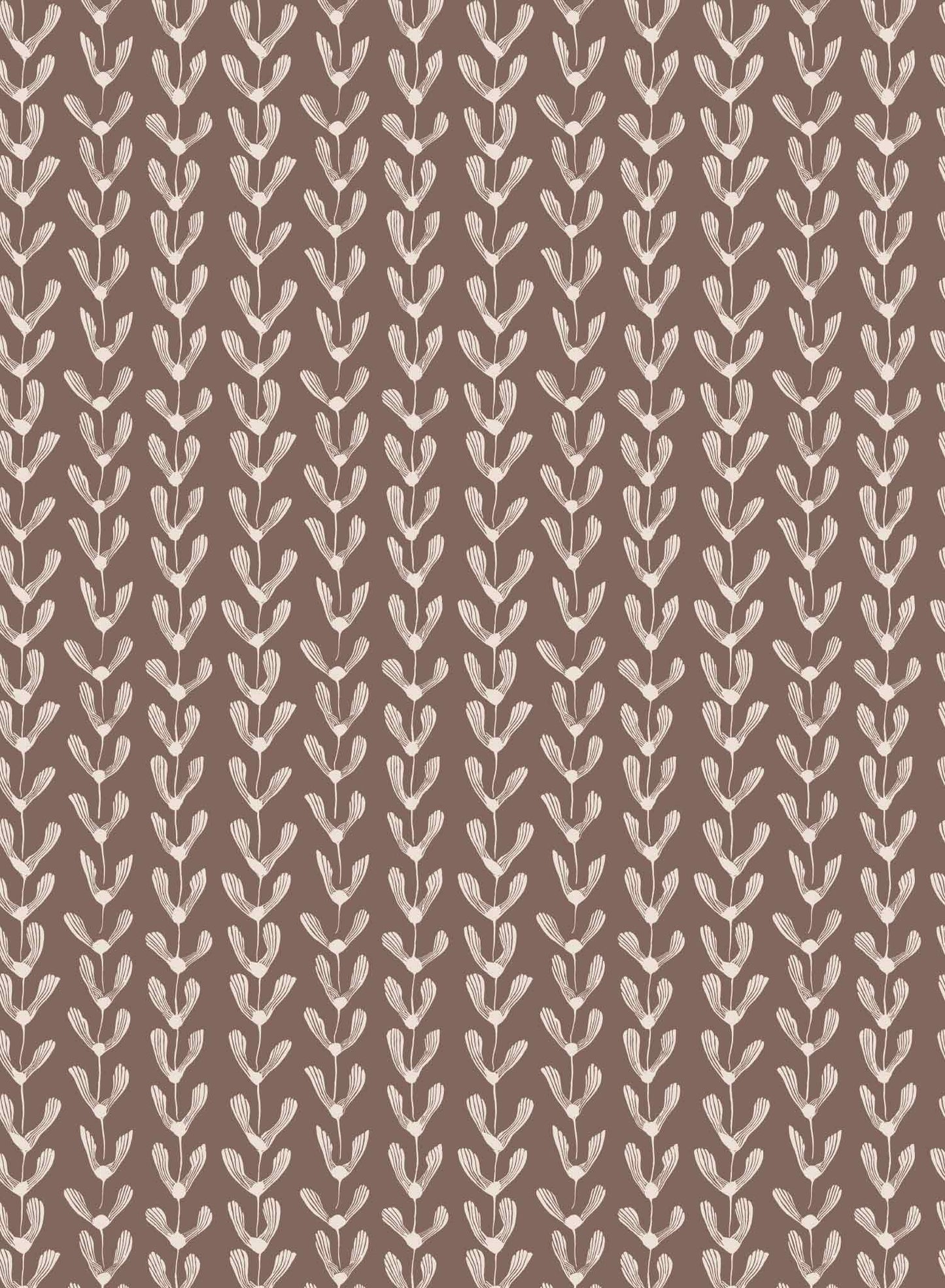 Samares is a minimalist wallpaper by Opposite Wall of vertical strings of samaras.