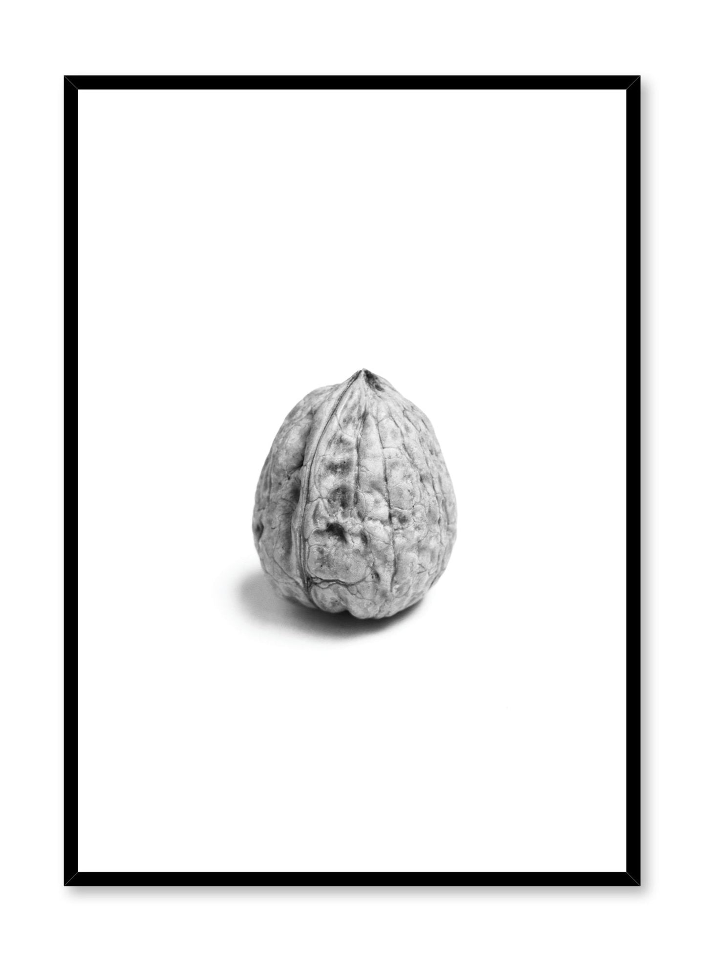 Scandinavian poster by Opposite Wall with Strength black and white walnut art photo