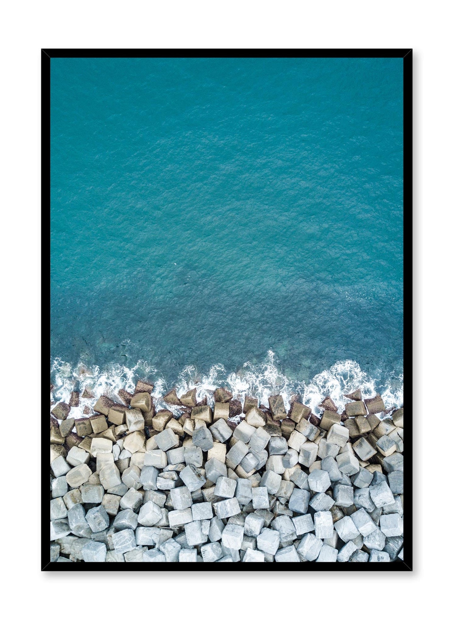 Scandinavian print by Opposite Wall with Stones art photography
