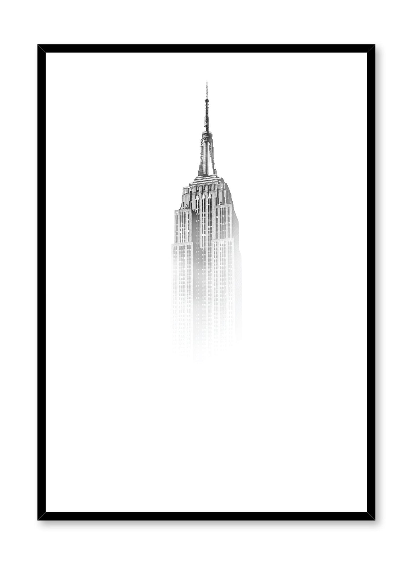 Scandinavian poster by Opposite Wall with black and white Icon photo art print