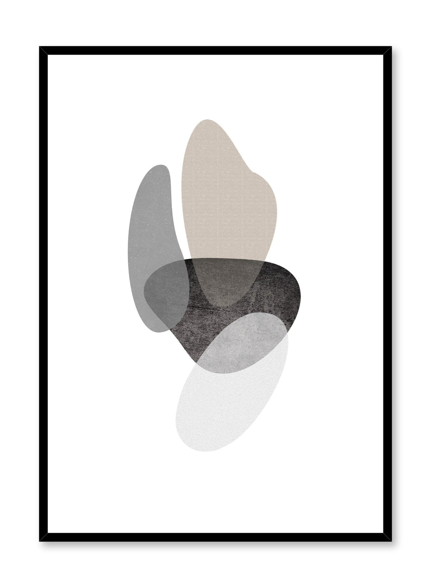 Modern minimalist poster by Opposite Wall with abstract graphic design Shapes No. 2