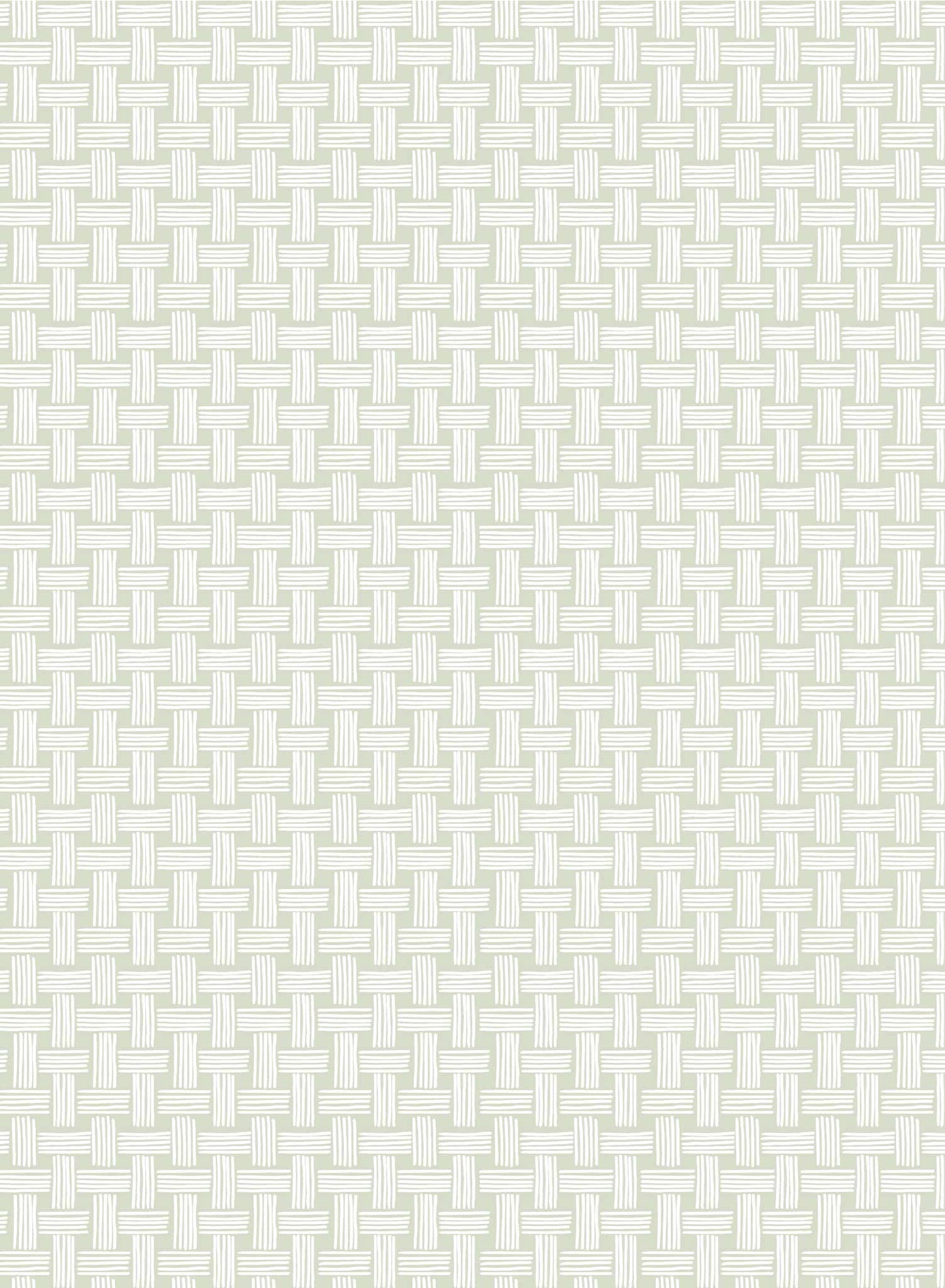 Basket Case is a minimalist wallpaper by Opposite Wall of a basket weave pattern.