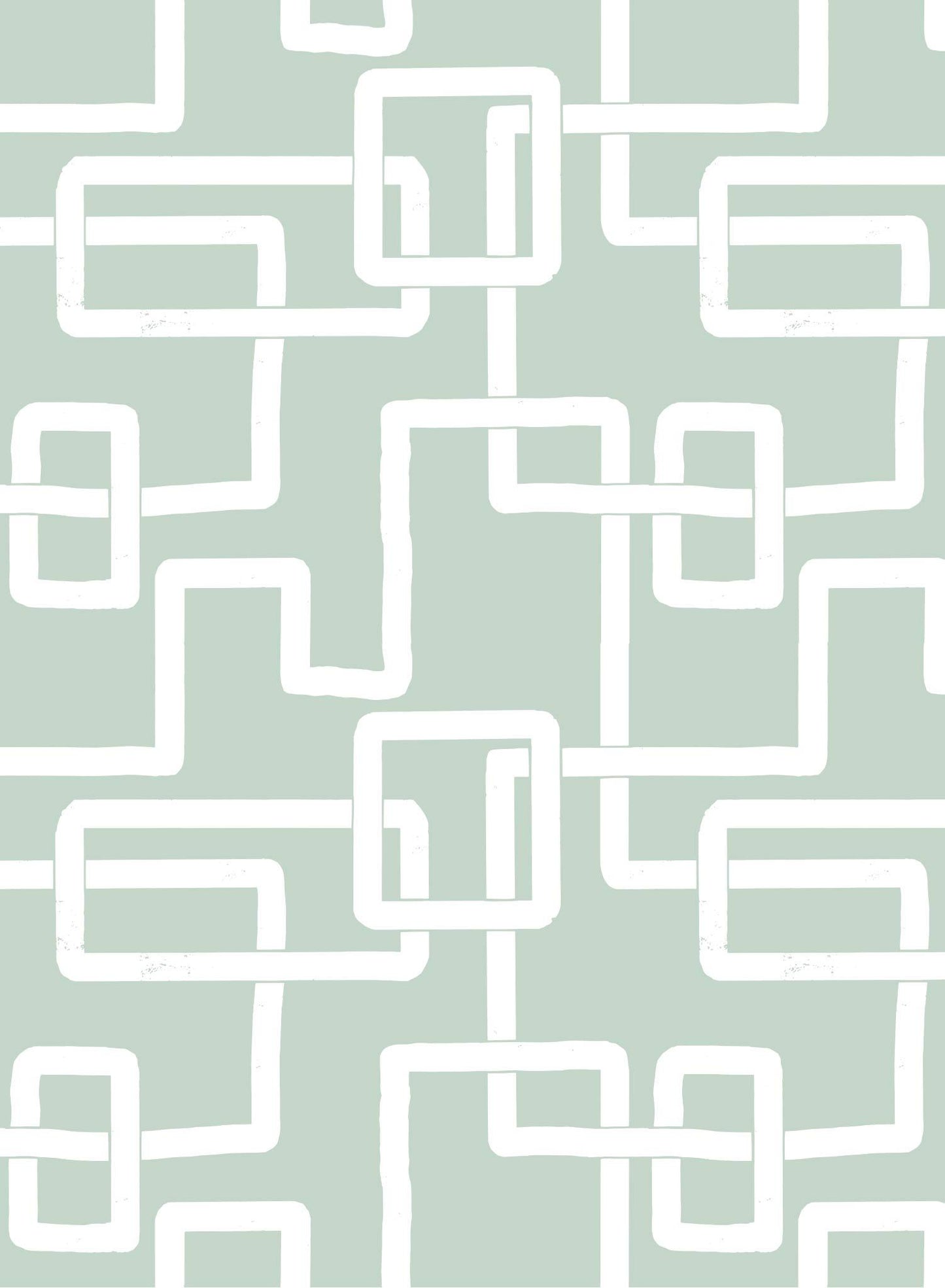 Imbroglio is a minimalist wallpaper by Opposite Wall of lines forming a path to resemble a maze.