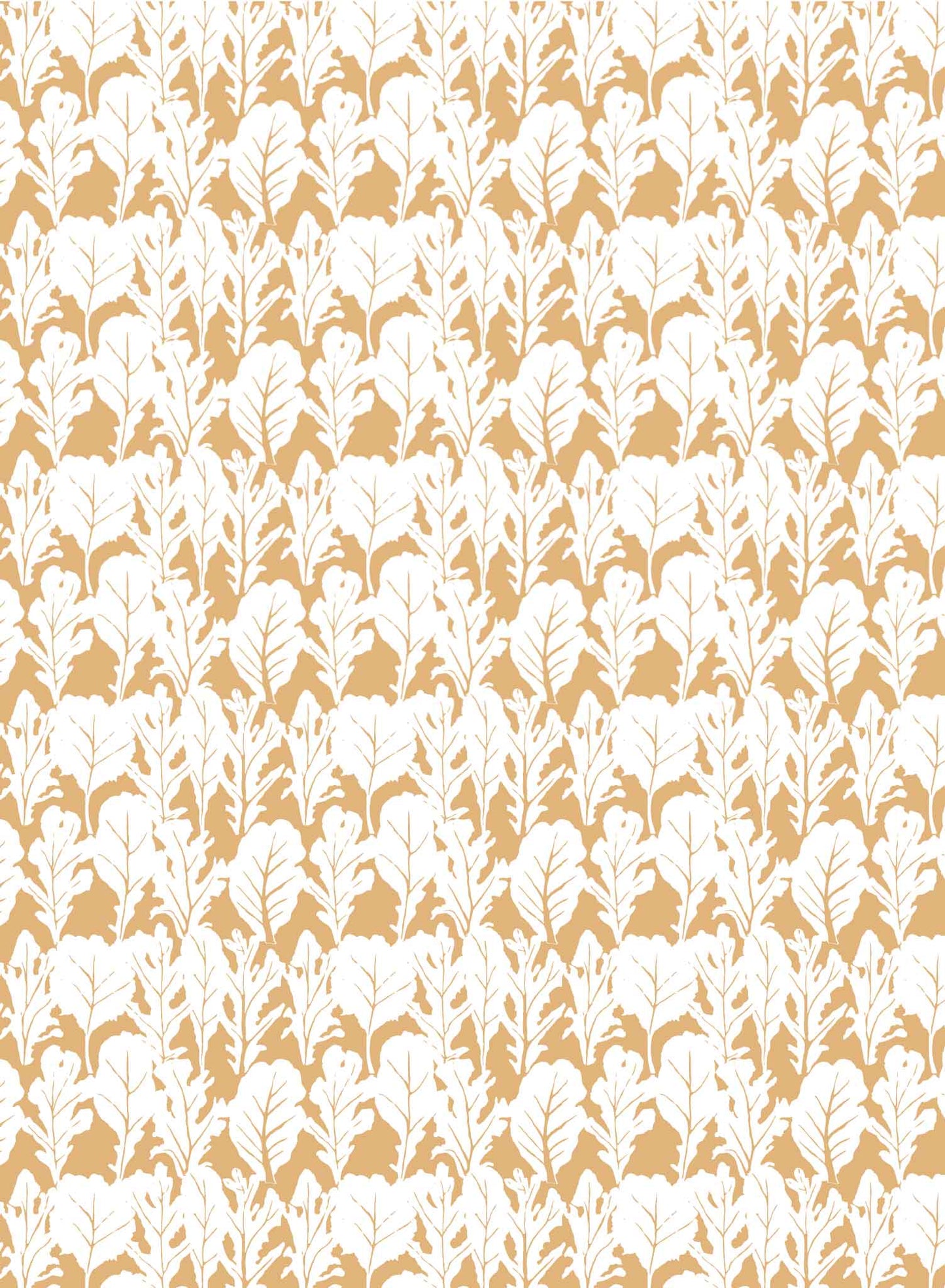Salad Season is a minimalist wallpaper by Opposite Wall of a variety of lettuce leaves.