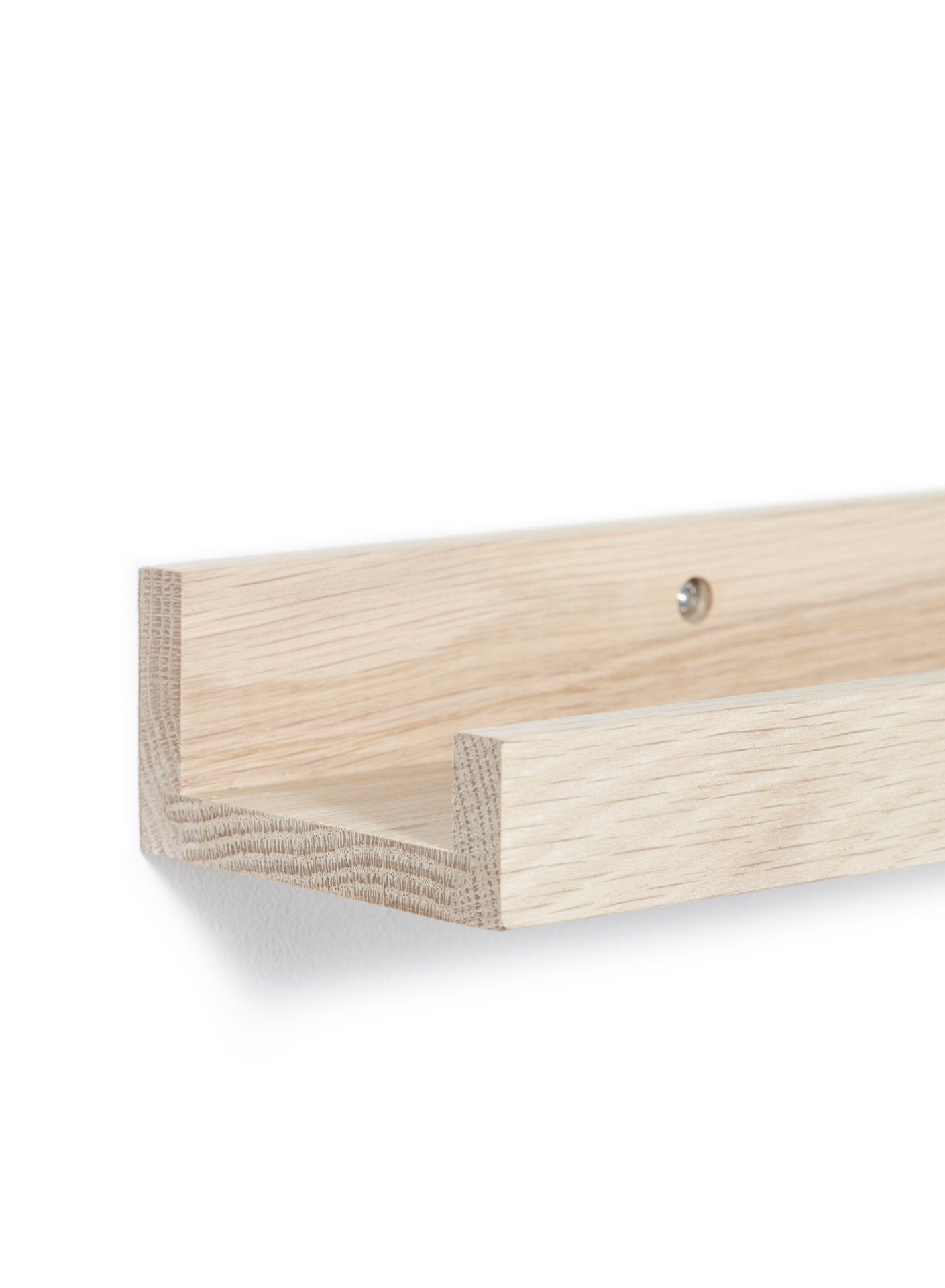 Solid Oak Wall Shelf, 24 in | 61 cm