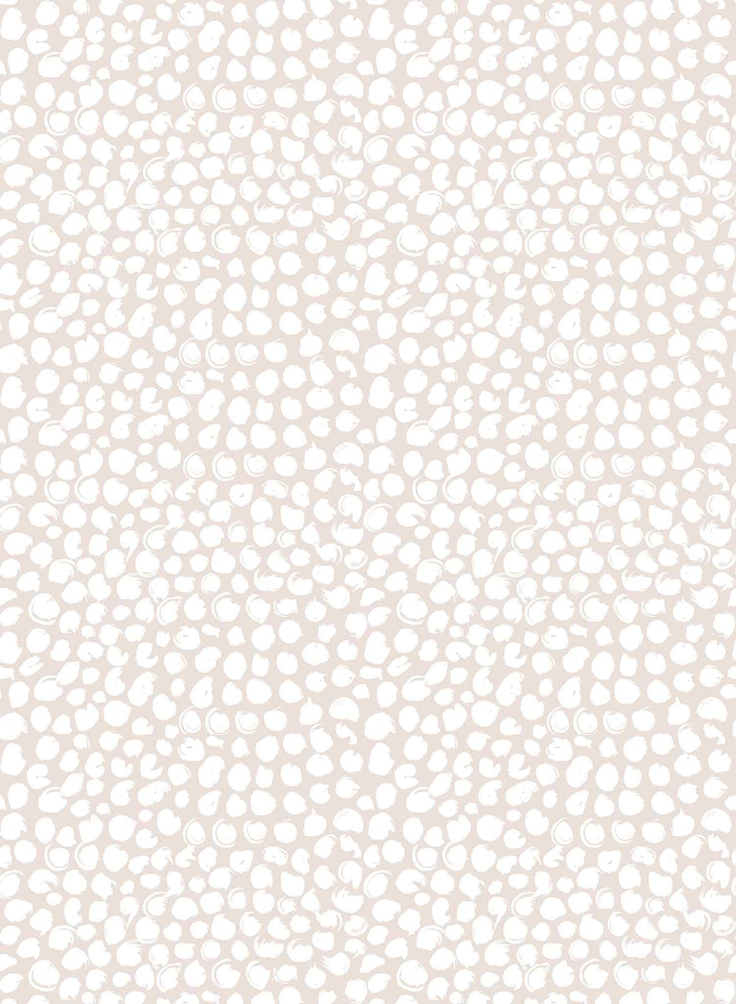 On the Dot is a minimalist wallpaper by Opposite Wall of imperfect dots of different sizes and looks.