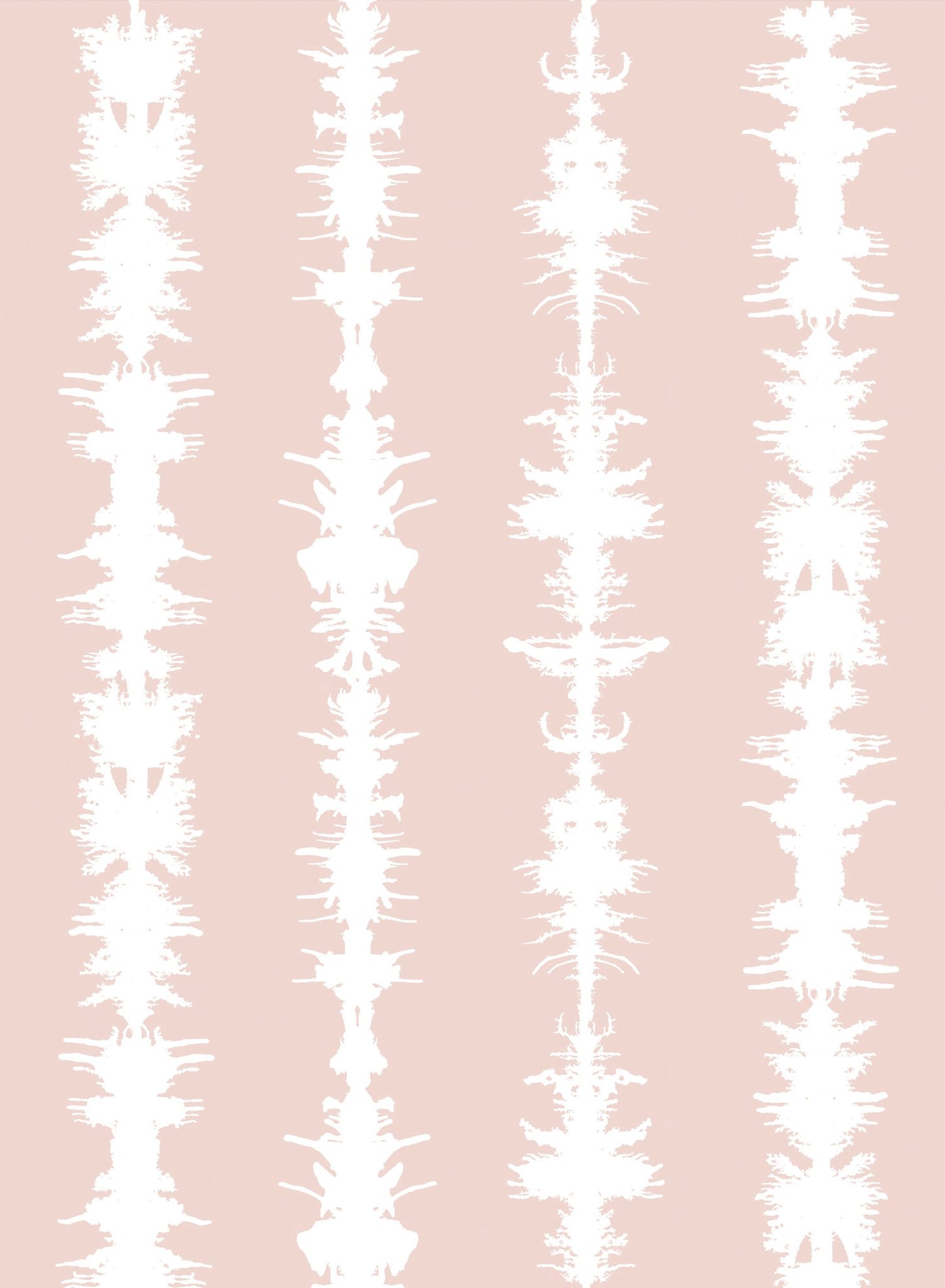 Sound of Silence is a minimalist wallpaper by Opposite Wall of different sound waves aligned vertically.