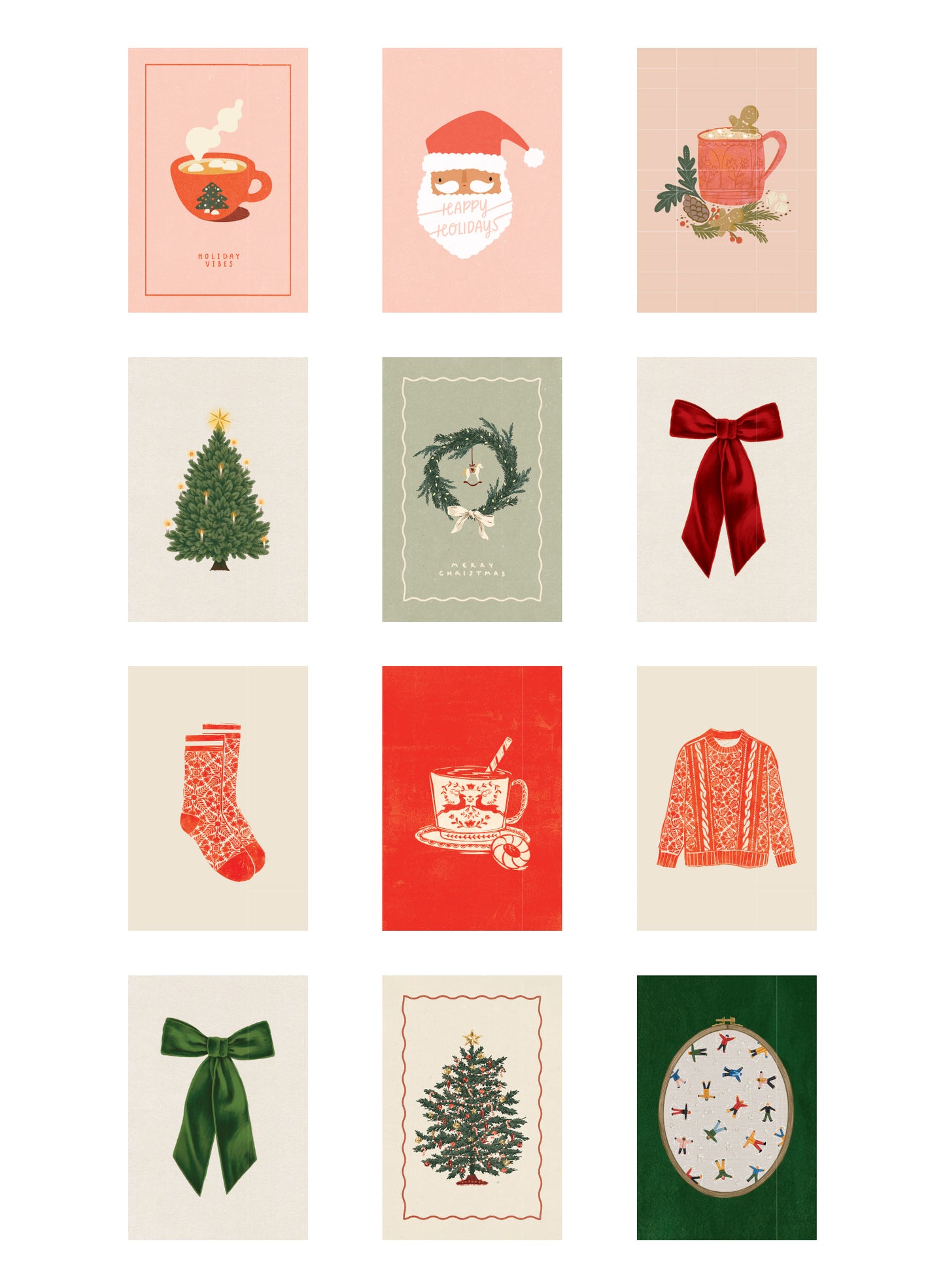 Holiday Art Print Pack