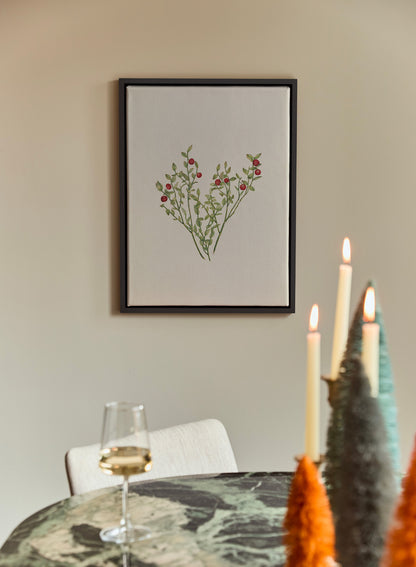 Black Wood Floating Canvas Frame, 18x24 in | 46x61 cm