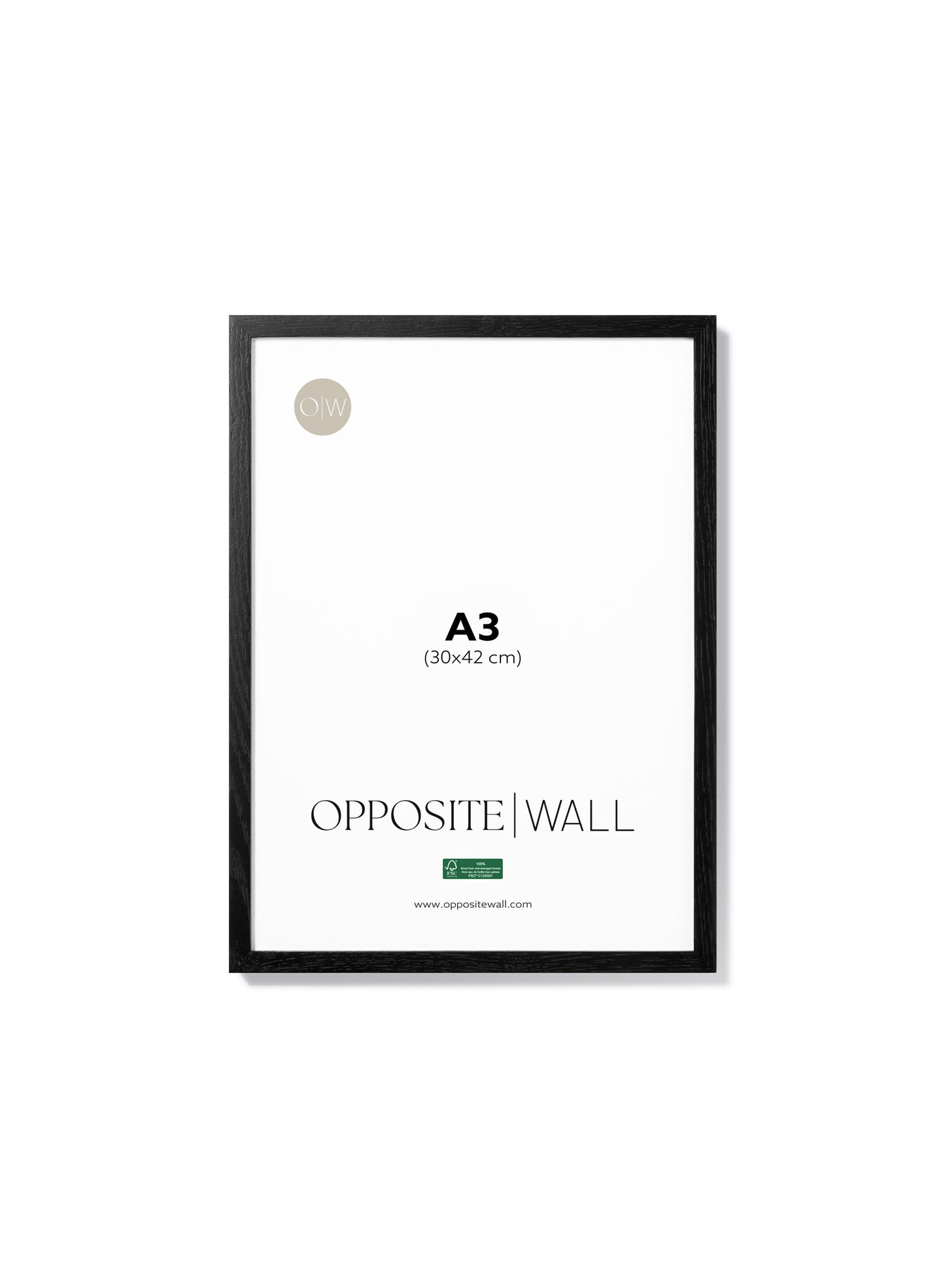 Black Oak Frame, A3 | 30x42 cm