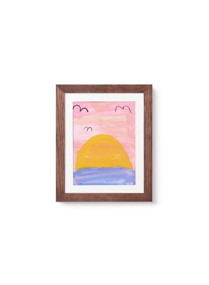 Kids Art Frame in Dark Oak (2 Pack), 8.5x11 in | 22x28 cm