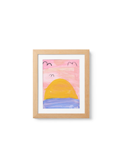 Kids Art Frame in Solid Oak (2 Pack), 8.5x11 in | 22x28 cm