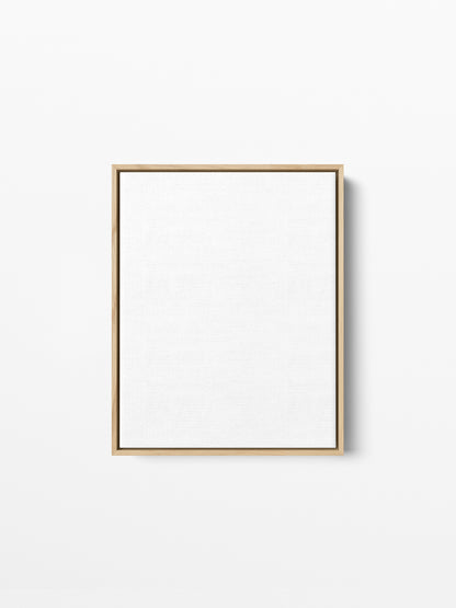Solid Oak Floating Canvas Frame, 11x14 in | 28x36 cm