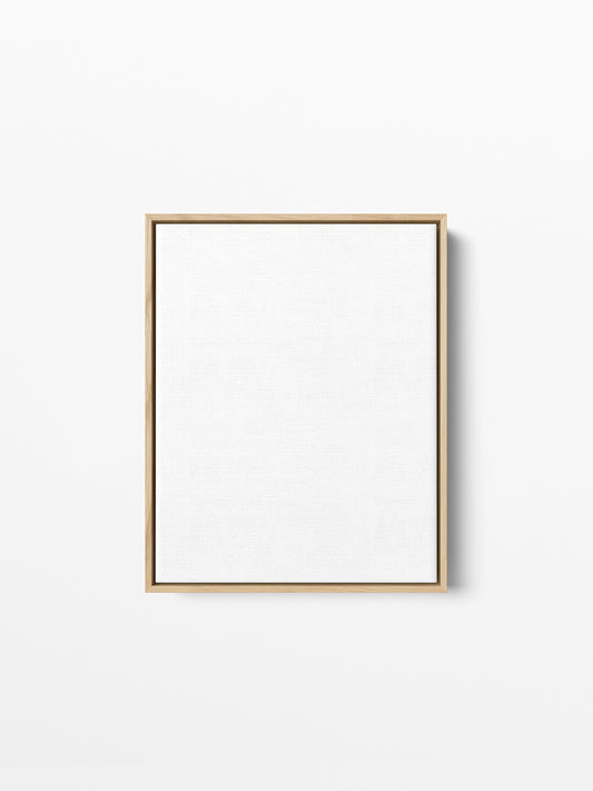 Solid Oak Floating Canvas Frame, 11x14 in | 28x36 cm