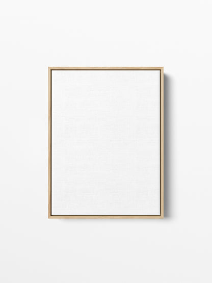 Solid Oak Floating Canvas Frame, 12x16 in | 31x41 cm