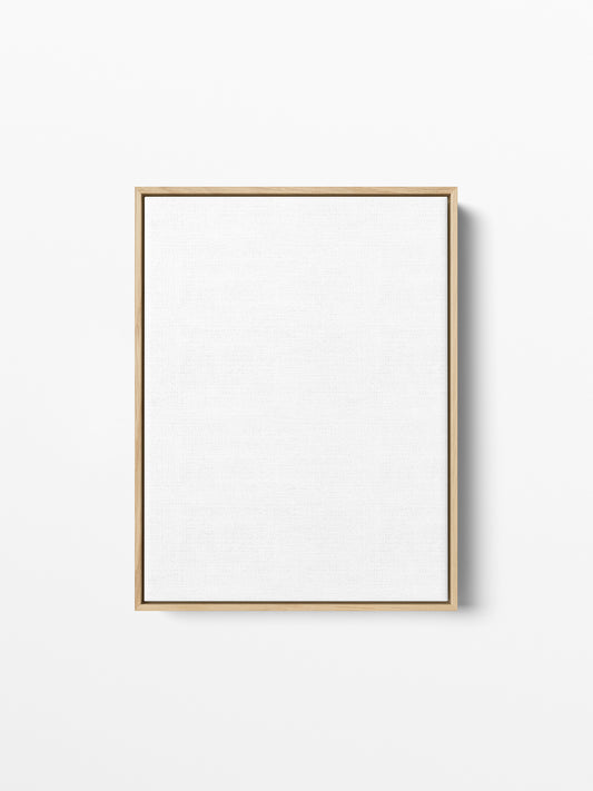 Solid Oak Floating Canvas Frame, 12x16 in | 31x41 cm